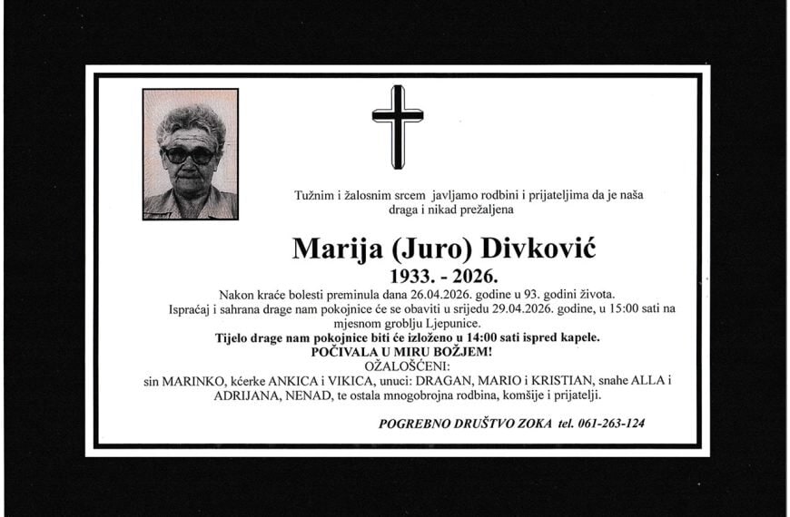 In memoriam, Divkovic