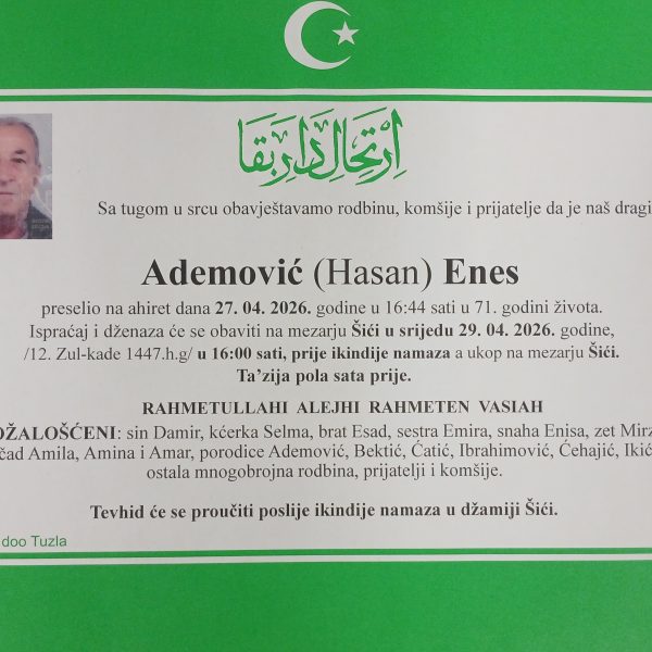 In memoriam, Ademovic