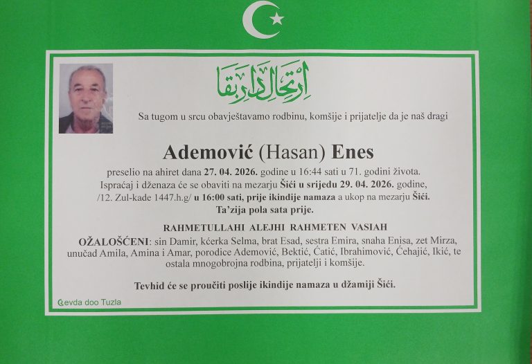 In memoriam, Ademovic