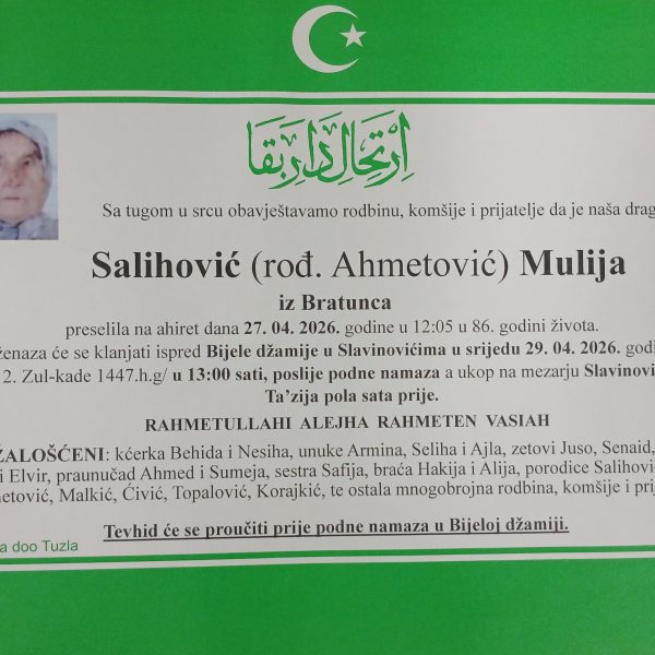 In memooriam, Mulija