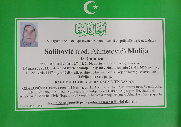 In memooriam, Mulija