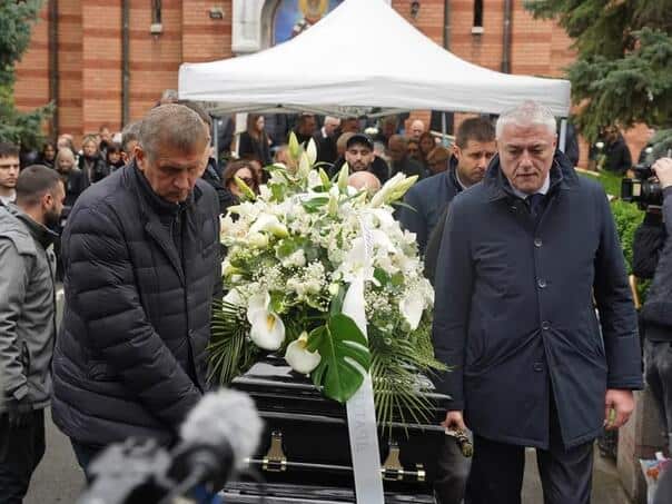 Dusko Vujosevic, sahrana