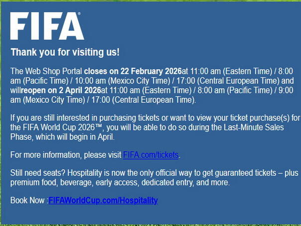 fifa od sutra u prodaju pusta ulaznice za sp