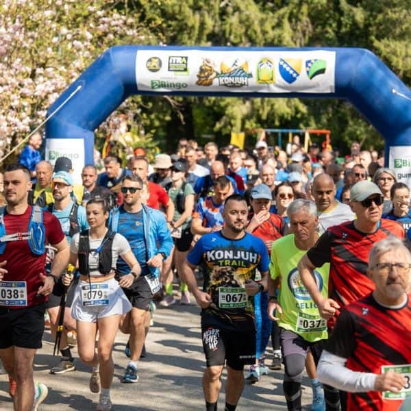 na planini konjuh odrzan maraton koji je okupio ucesnike iz cijele bih ali i inostranstva
