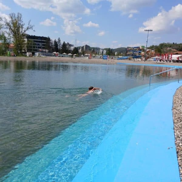 Panonsko jezero, kupaci