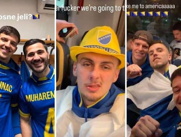 fudbaleri bih nakon plasmana na sp podijelili fotografije iz svlacionice i autobusa