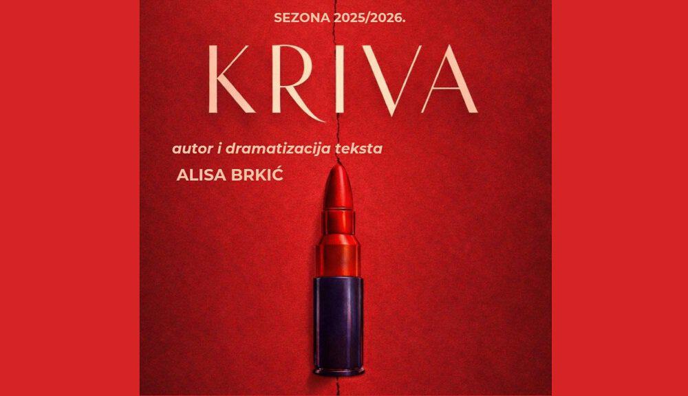 Večeras premijera predstave “Kriva” u BKC-u TK
