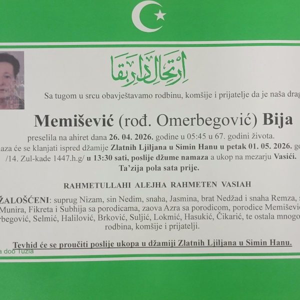In memoriam, Memisevic