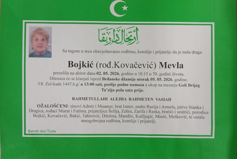 In memoriam, Bojkic