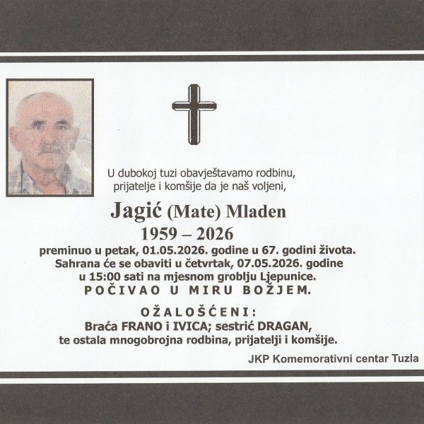 In memoriam, Jagic
