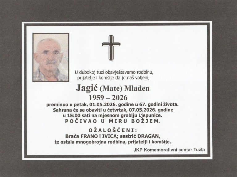 In memoriam, Jagic