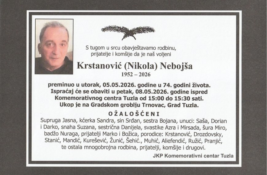 In memoriam, Krstanovic