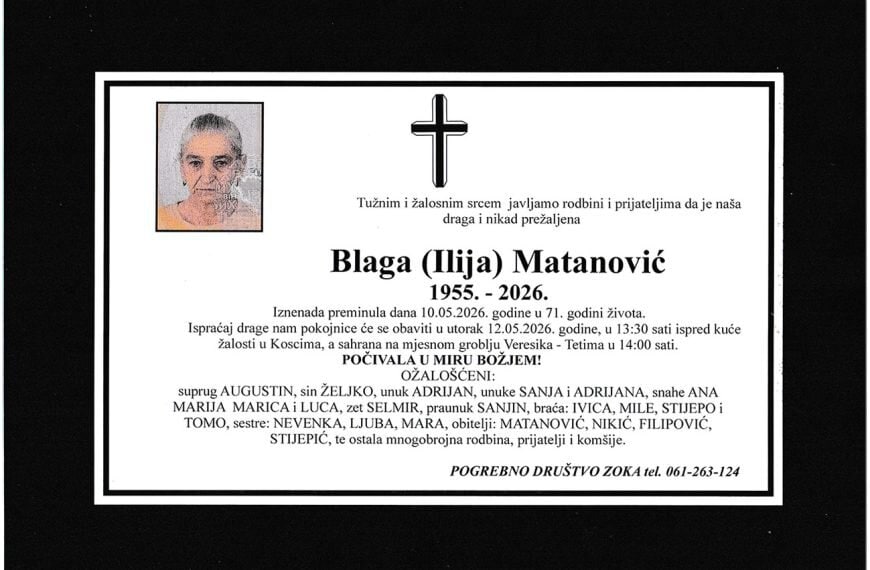 In memoriam, Matanovic