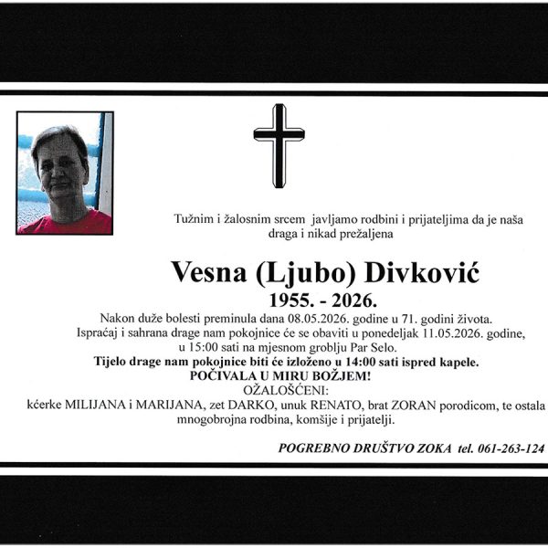 In memoriam, Divkovic