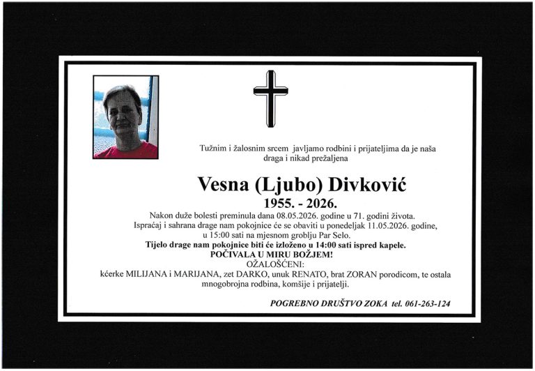 In memoriam, Divkovic