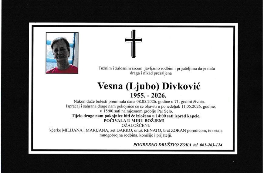 In memoriam, Divkovic