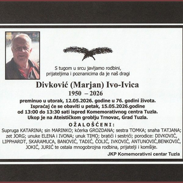 In memoriam, Divkovic