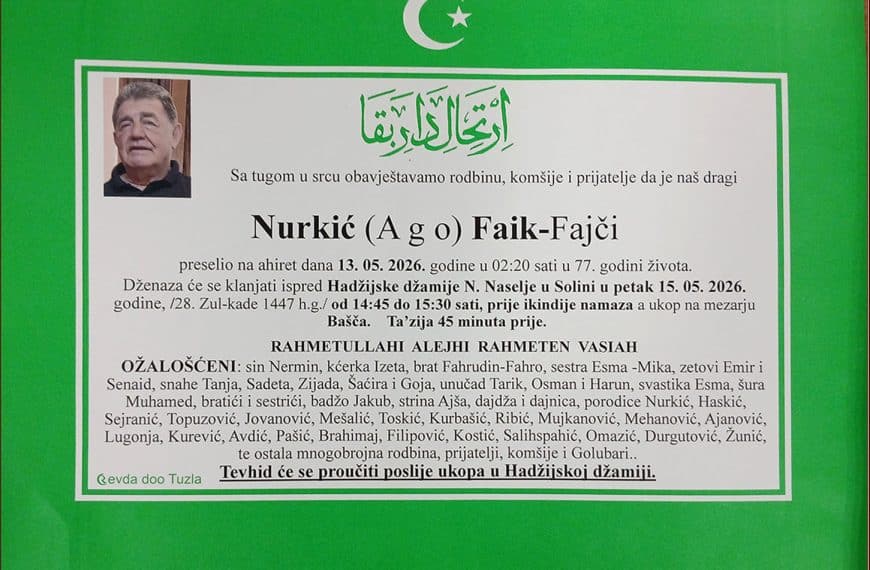 In memoriam, Fajci