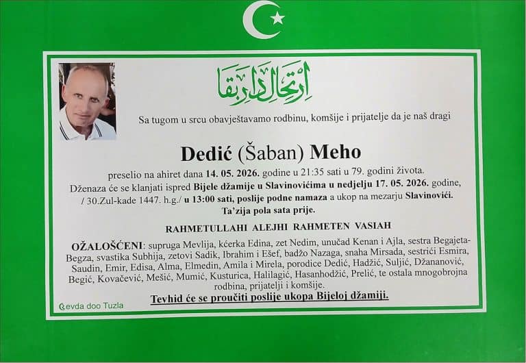 In memoriam, Dedic