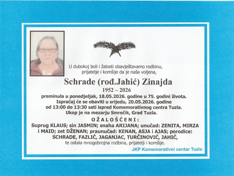 In memoriam, Schrade
