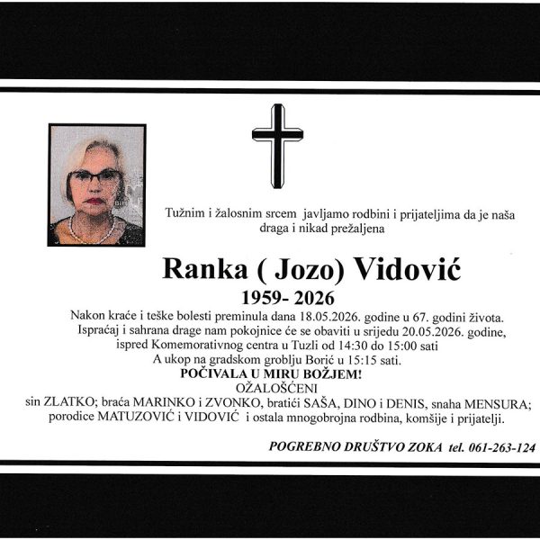 In memoriam, Vidovic