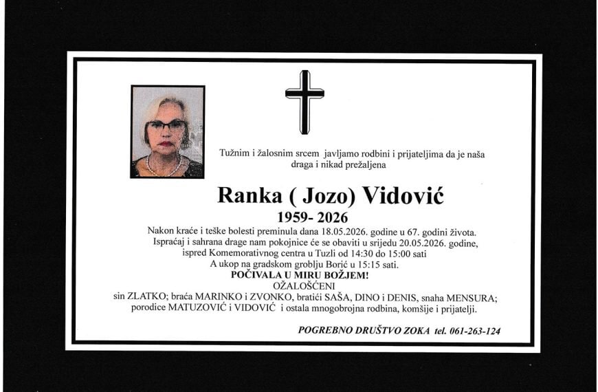 In memoriam, Vidovic