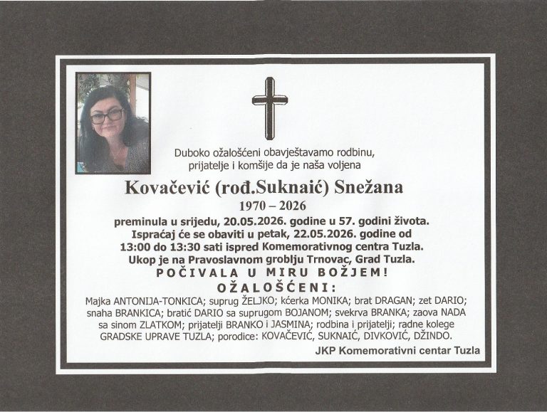 In memoriam, Kovacevic