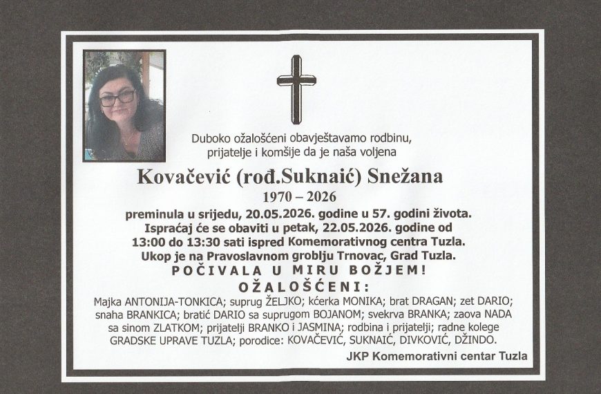 In memoriam, Kovacevic