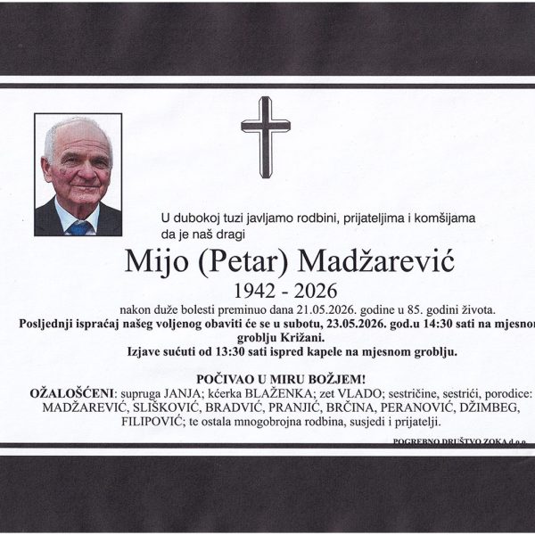 In memoriam, Madzarevic