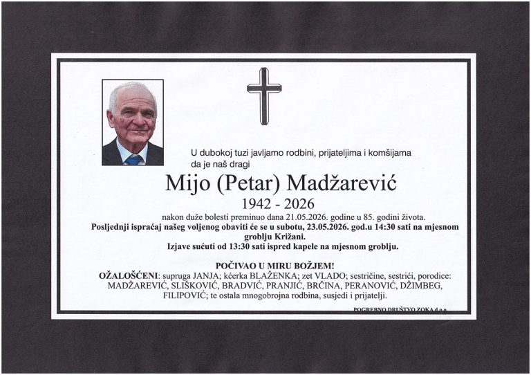 In memoriam, Madzarevic