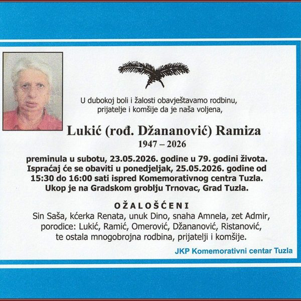 In memoriam, Lukic