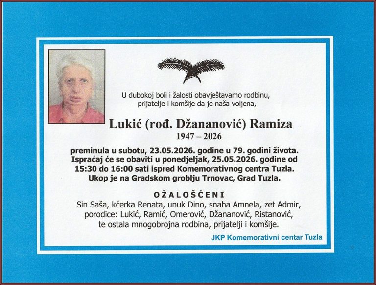 In memoriam, Lukic