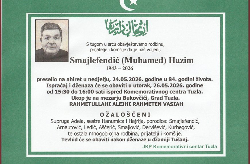 In memoriam, Smajlefendić