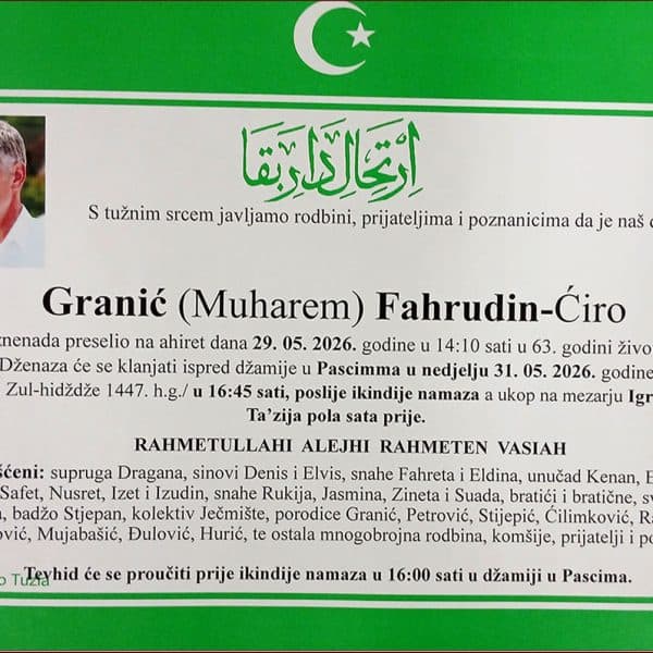 In memoriam, Fahrudin Granic Ciro