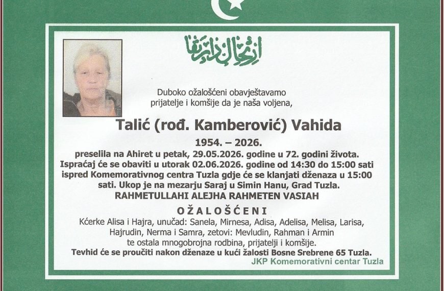 In memoriam, Talic