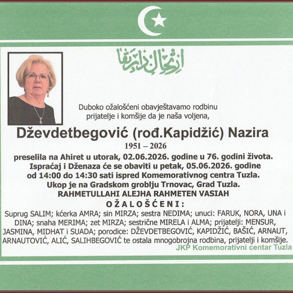 In memoriam, Dzevdetbegovic