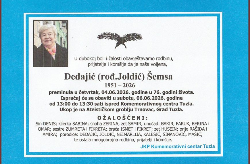 In memoriam, Dedajic