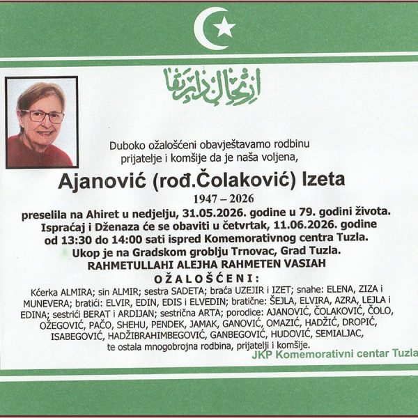 In memoriam, Colakovic