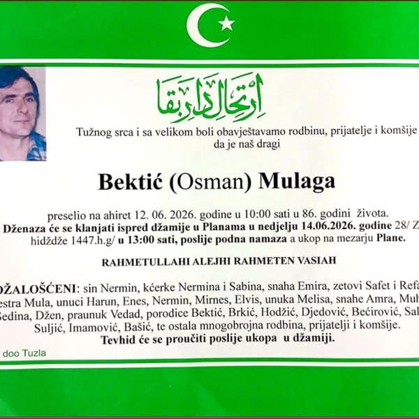 In memoriam, Mulaga Bektic