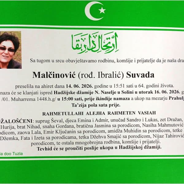 In memoriam, Malcinovic