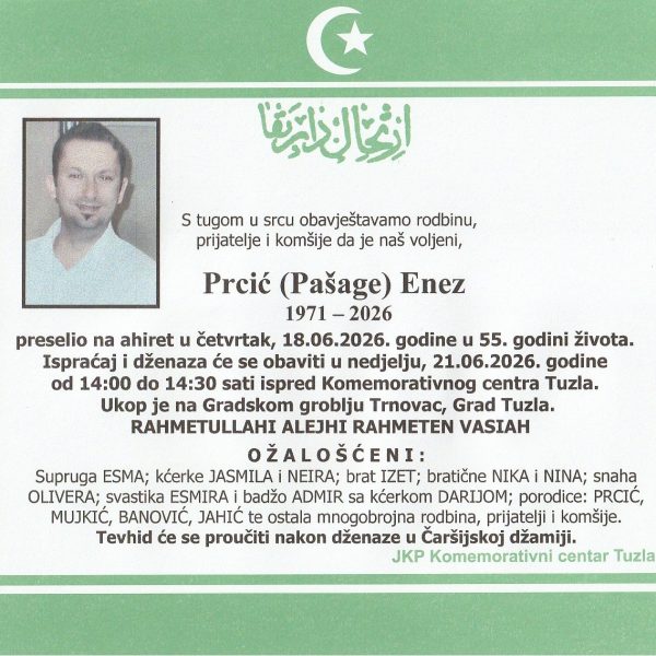 In memoriam, Prcic