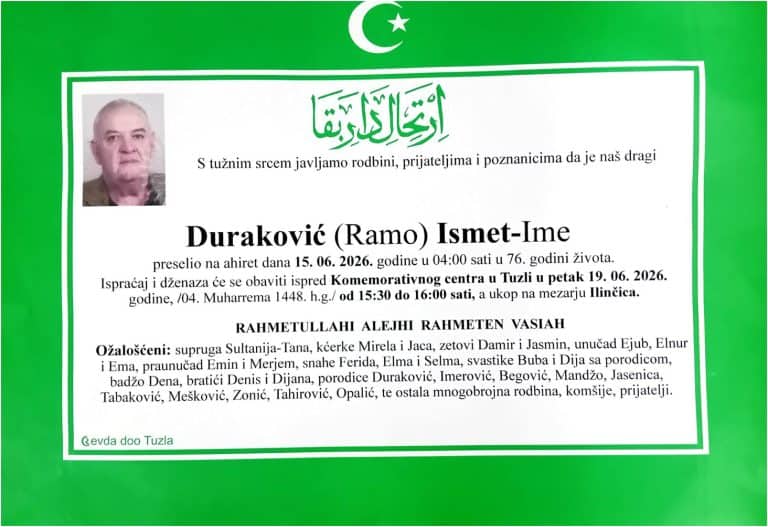 In memoriam, Durakovic