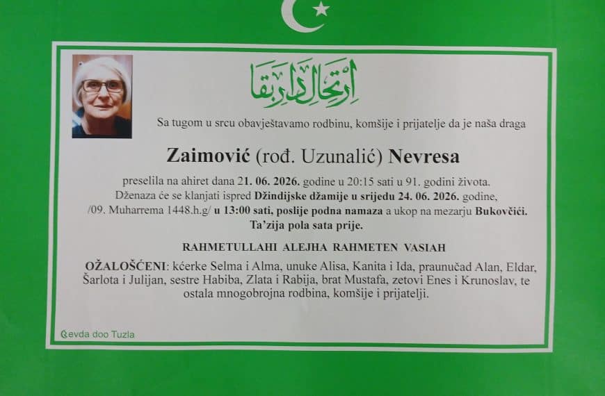 In memoriam, Zaimovic