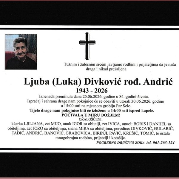 In memoriam, Divkovic