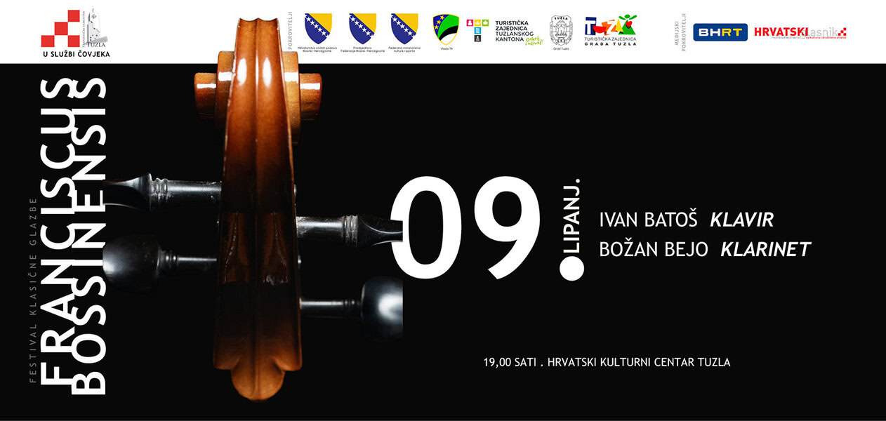 Sutra u HKC-u treći koncert klasične glazbe Festivala ‘Franjo Bosanac’