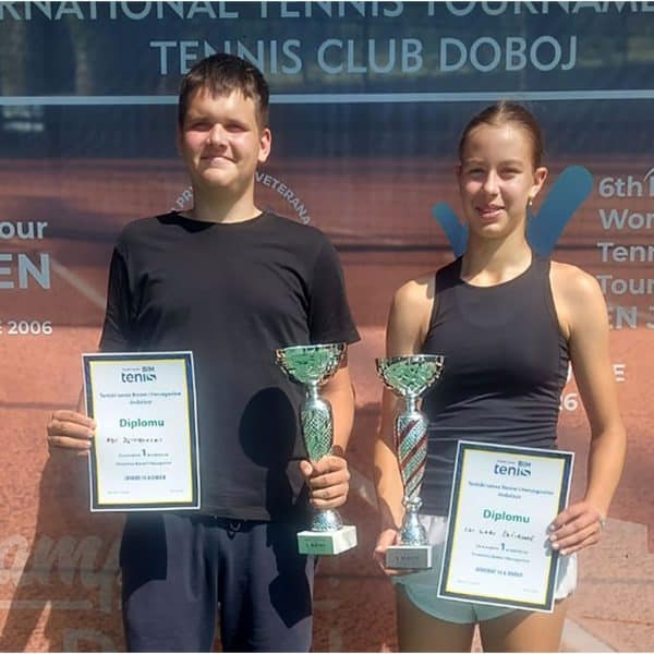 Adi Đinđovski i Eda – Lara Šaćirović juniorski prvaci BiH do 16 godina