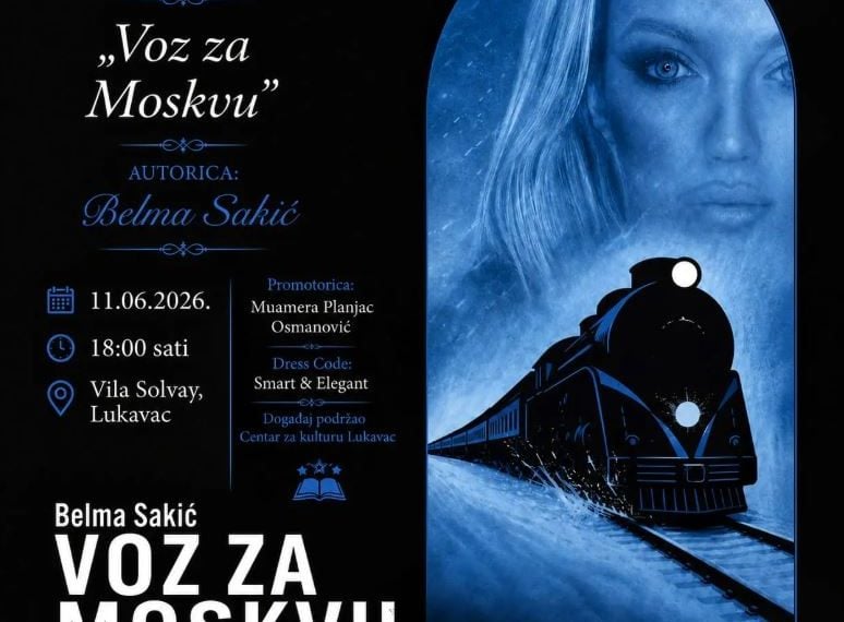 promocija romana voz za moskvu belme sakic bit ce uprilicena veceras u lukavcu
