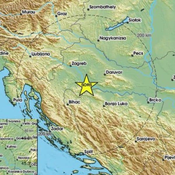 slabiji zemljotres jacine 2,6 stepeni po righteru pogodio je pogranicno podrucje izmedju bih i hrvatske epicentar izmedju zagreba i novog grada u bih