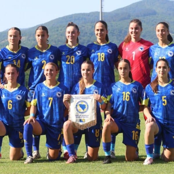 Ženska juniorska fudbalska reprezentacija BiH u okviru 2. kola guipe Evropskog prvenstva igra protiv selekcije Švedske