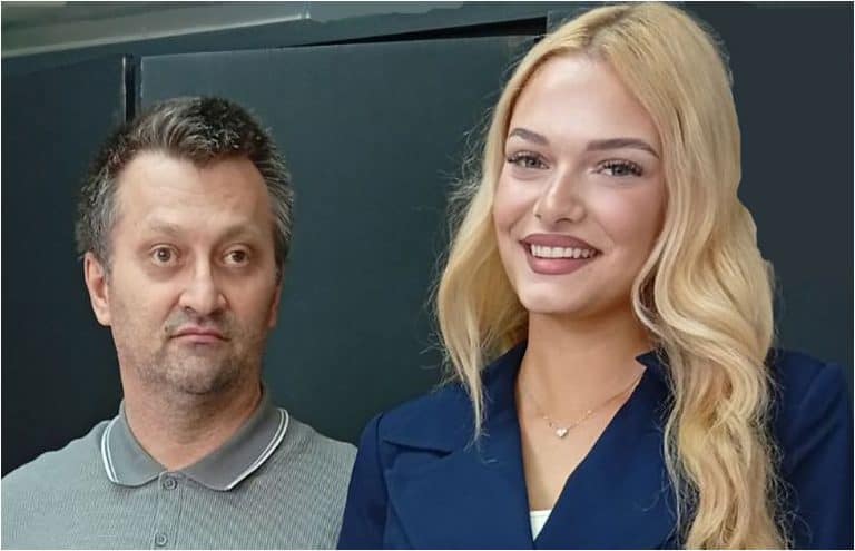 U Tuzli su se danas susreli dvoje poznatih Tuzlaka - Miss BiH Lana Jahić i pjesnik Sabahudin Budimlija Dinče. Ljepotom i lijepom rječju prenose slavu Tuzle